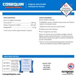 Cosequin® Equine Powder 11 Cosequin® Equine Powder -Cavalor Sale Store 10174 Label 1