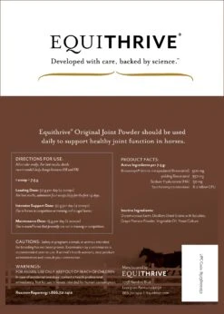 Equithrive® Original Joint -Cavalor Sale Store 25054 EquithriveOriginalJoint20Powder 7 2018