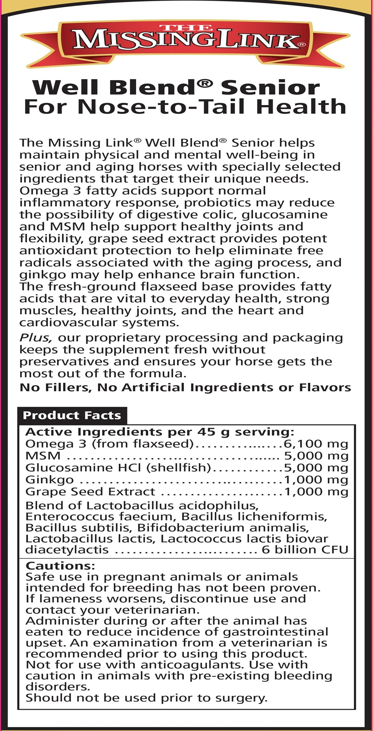 The Missing Link® Well Blend® Senior 4 The Missing Link® Well Blend® Senior - Image 2