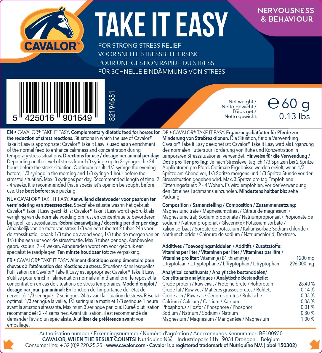 Cavalor® Take It Easy Paste 4 Cavalor® Take It Easy Paste - Image 2