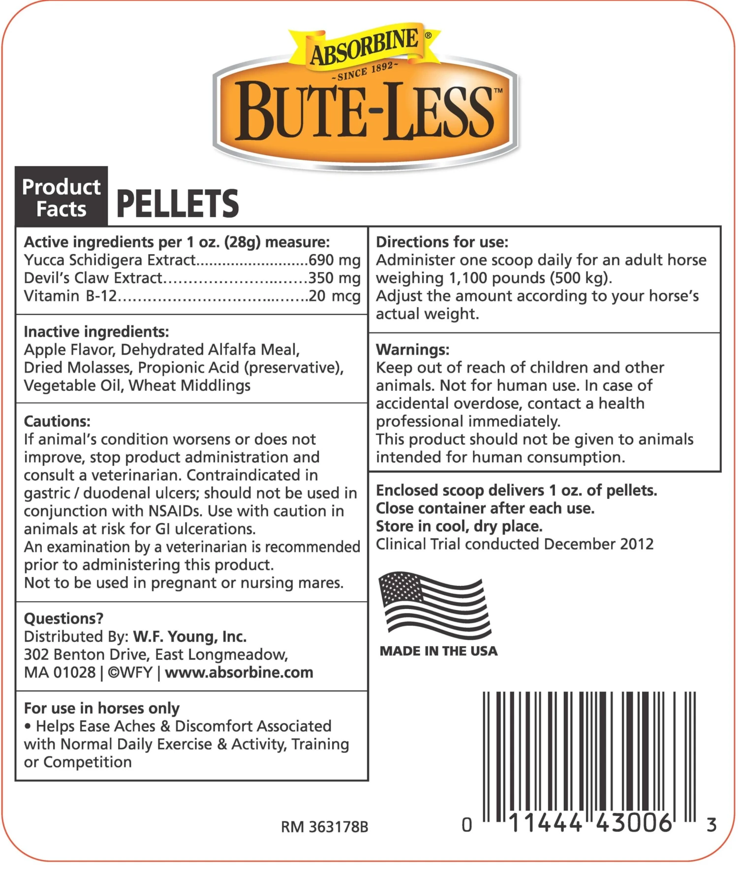 Absorbine® Bute-Less™ Pellets 4 Absorbine® Bute-Less™ Pellets - Image 2